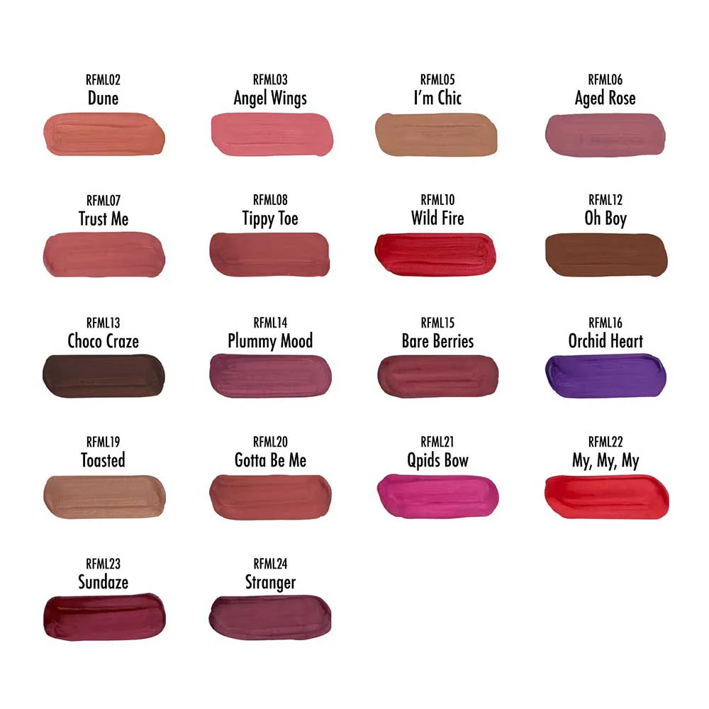 Ruby Kisses Forever Matte Liquid Lipstick β Matte Finish 18 Shades - Image 2