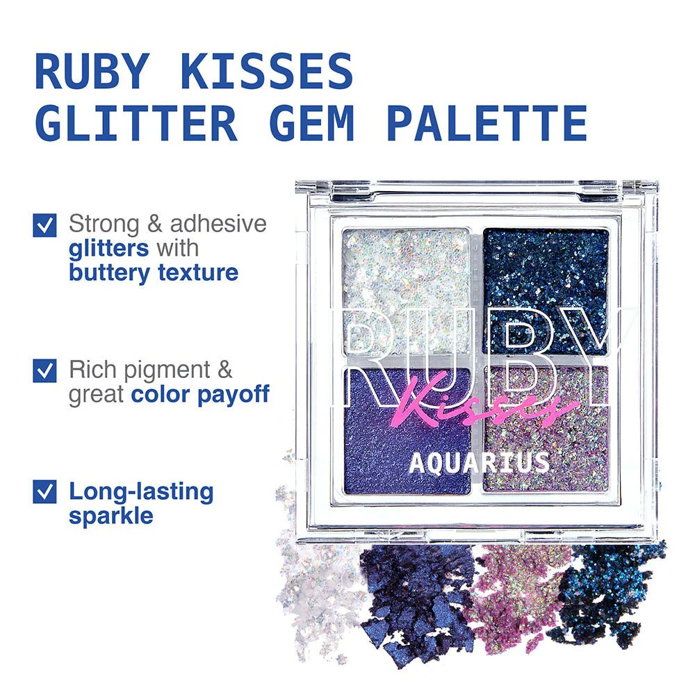 Ruby Kisses Glitter Gem Palette – 2.96g - Image 8