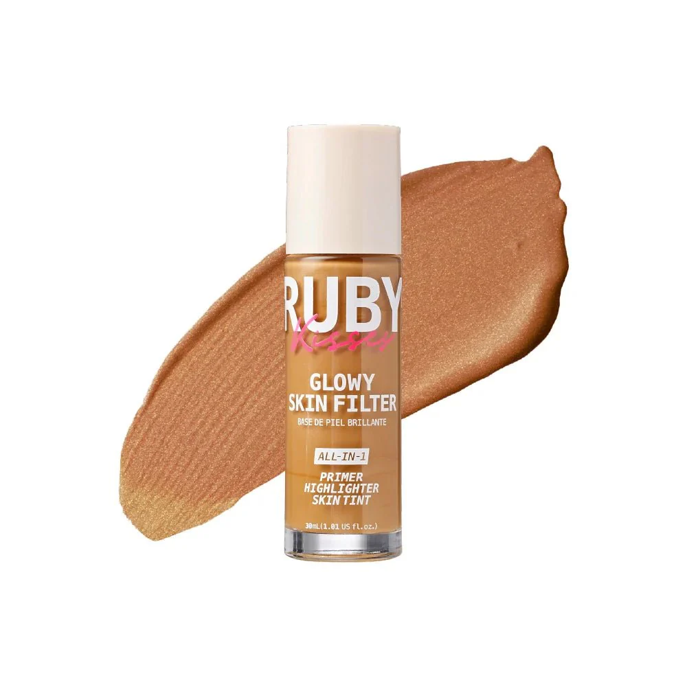 Ruby Kisses Glowy Skin Filter Foundation – 3-in-1 Primer, Skin Tint & Highlighter 10 Shades - Image 13