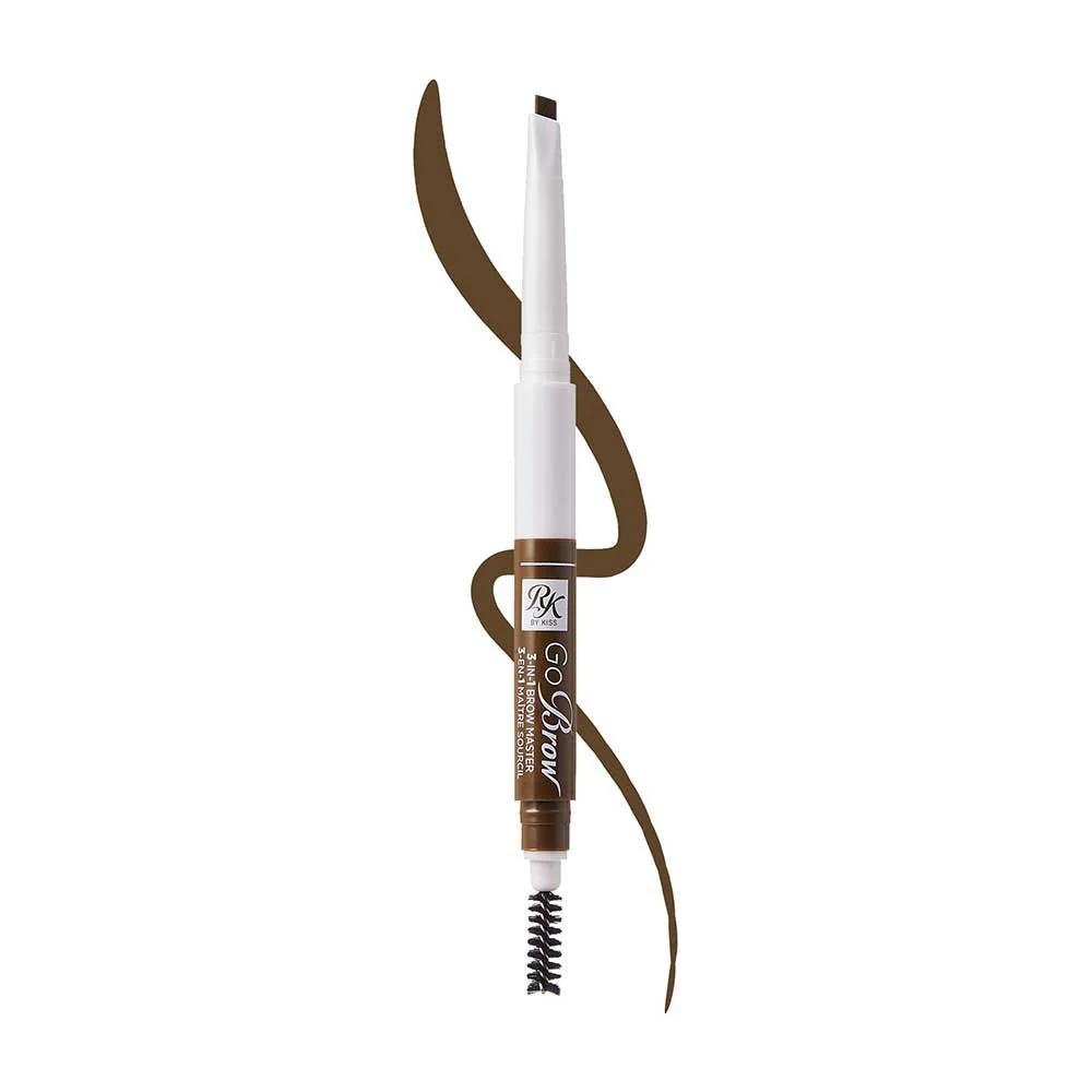 Ruby Kisses Go Brow 3-in-1 Brow Master β Waterproof Brow Pencil - Image 7