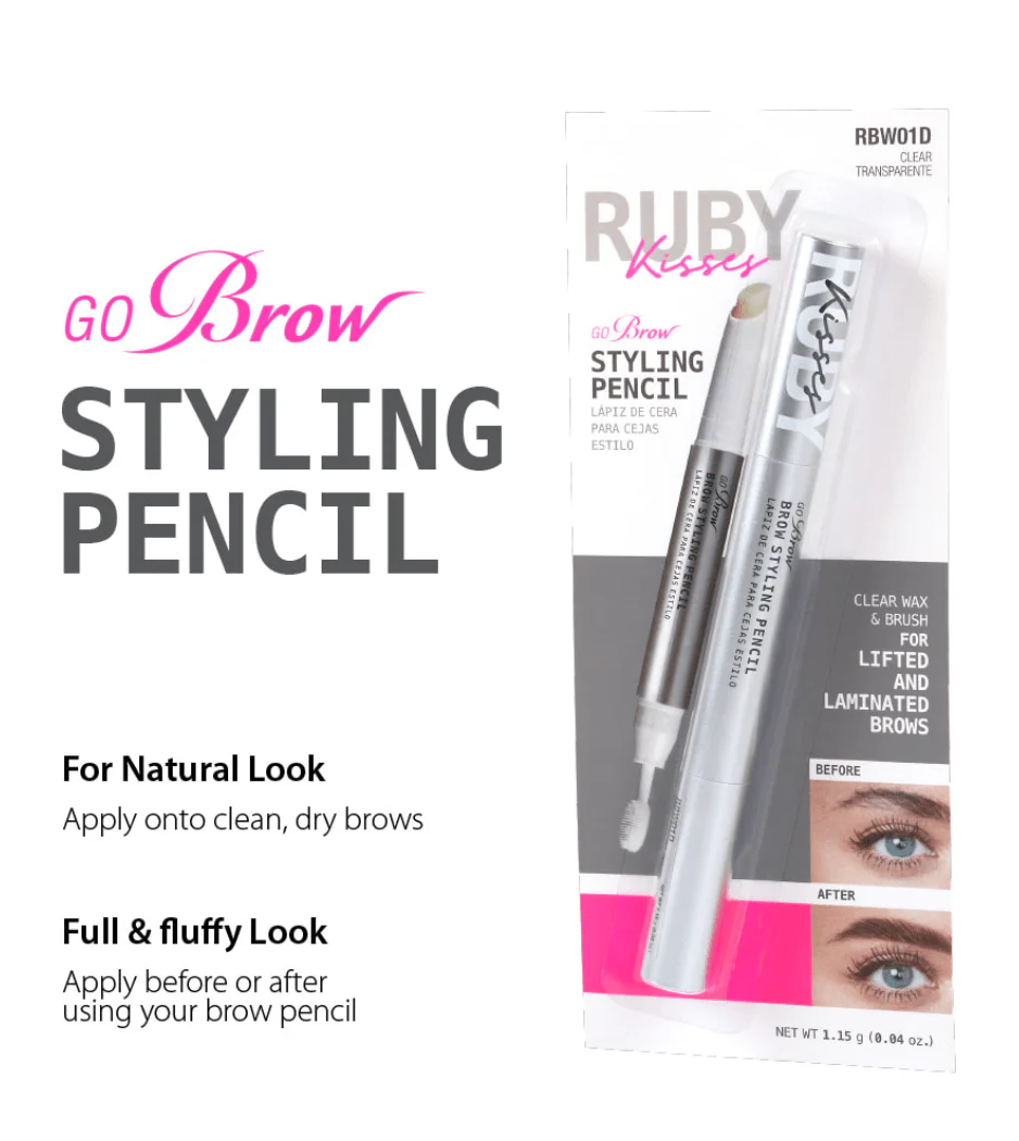 Ruby Kisses Go Brow Wax Pencil β Clear Wax - Image 2