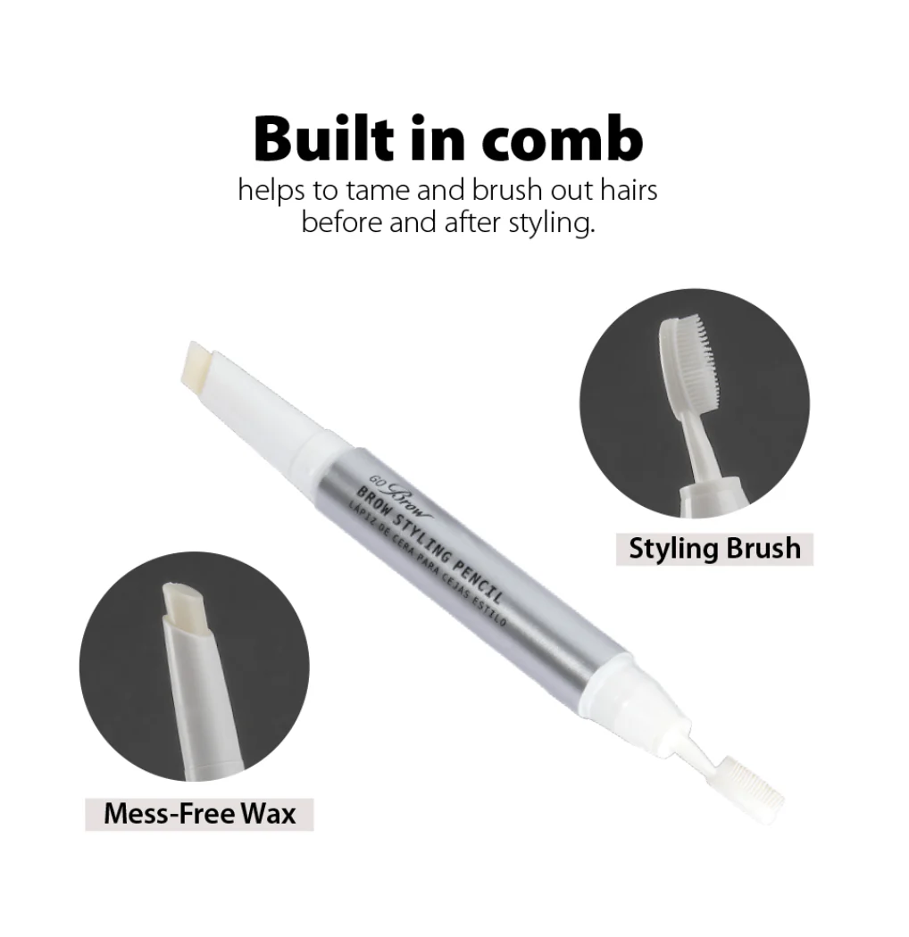 Ruby Kisses Go Brow Wax Pencil β Clear Wax - Image 4