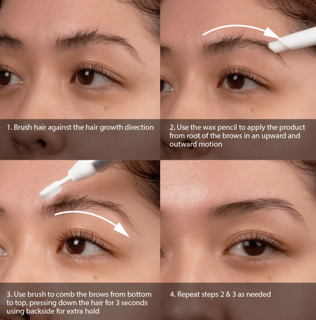 Ruby Kisses Go Brow Wax Pencil β Clear Wax - Image 5