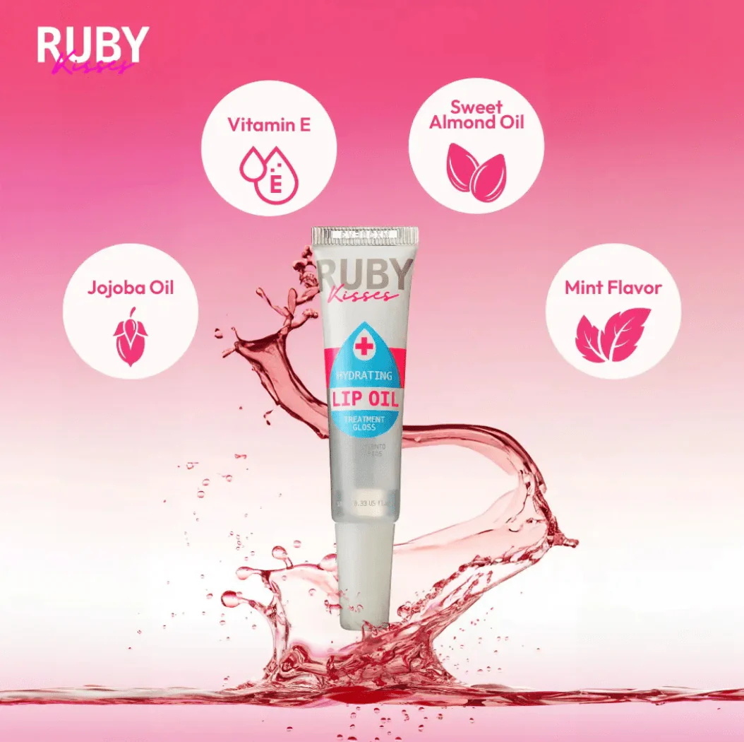 Ruby Kisses Hydrating Clear Lip Oil Treatment - Image 3