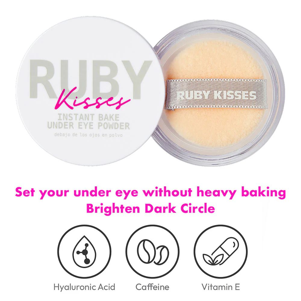 Ruby Kisses Instant Bake Under Eye Powder - Image 3
