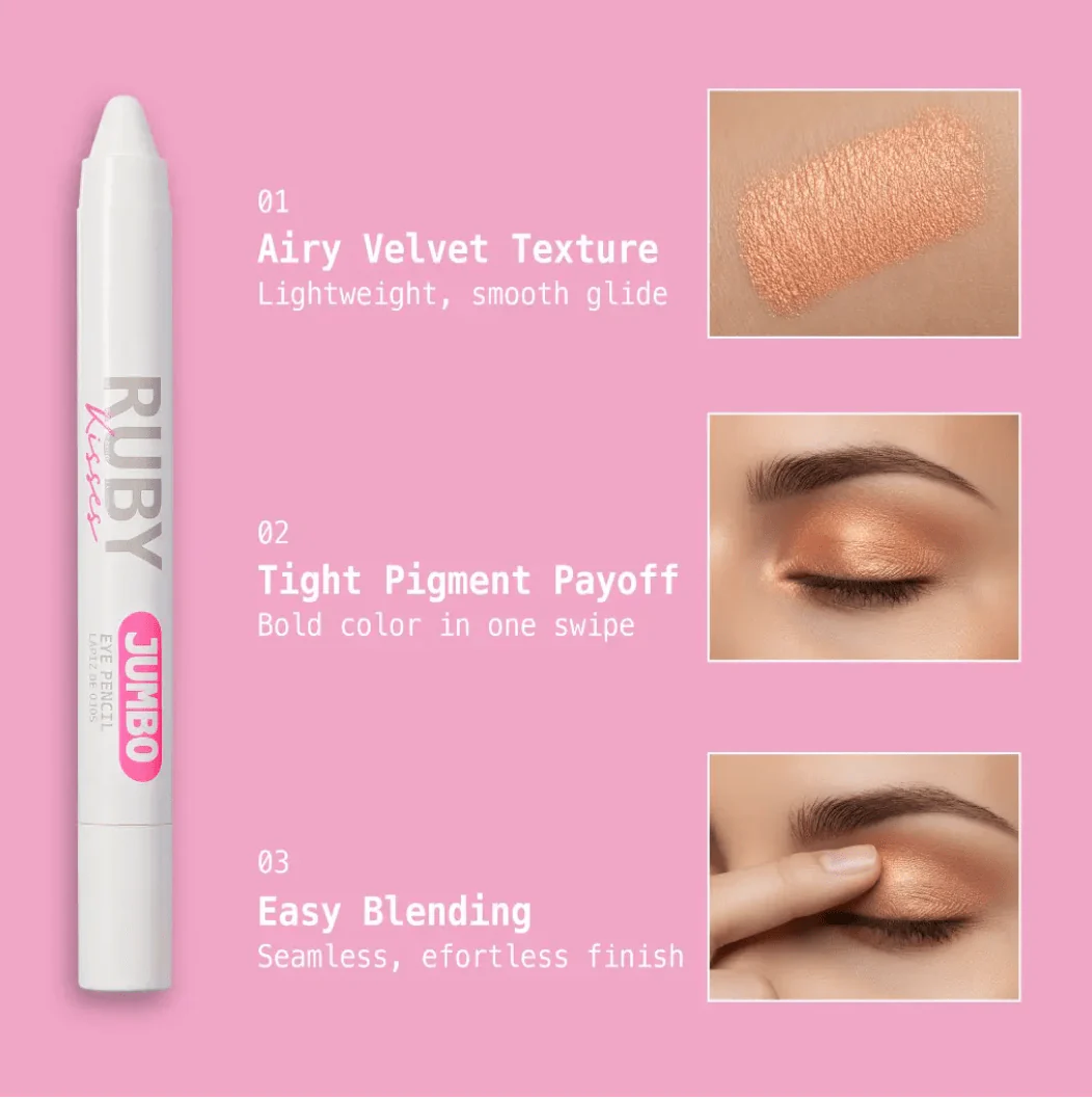 Ruby Kisses Jumbo Eye Pencil with Sharpener – 0.18 oz - Image 3