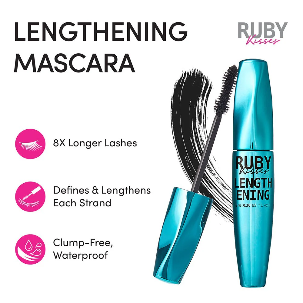 Ruby Kisses Lengthening Waterproof Mascara - Image 4