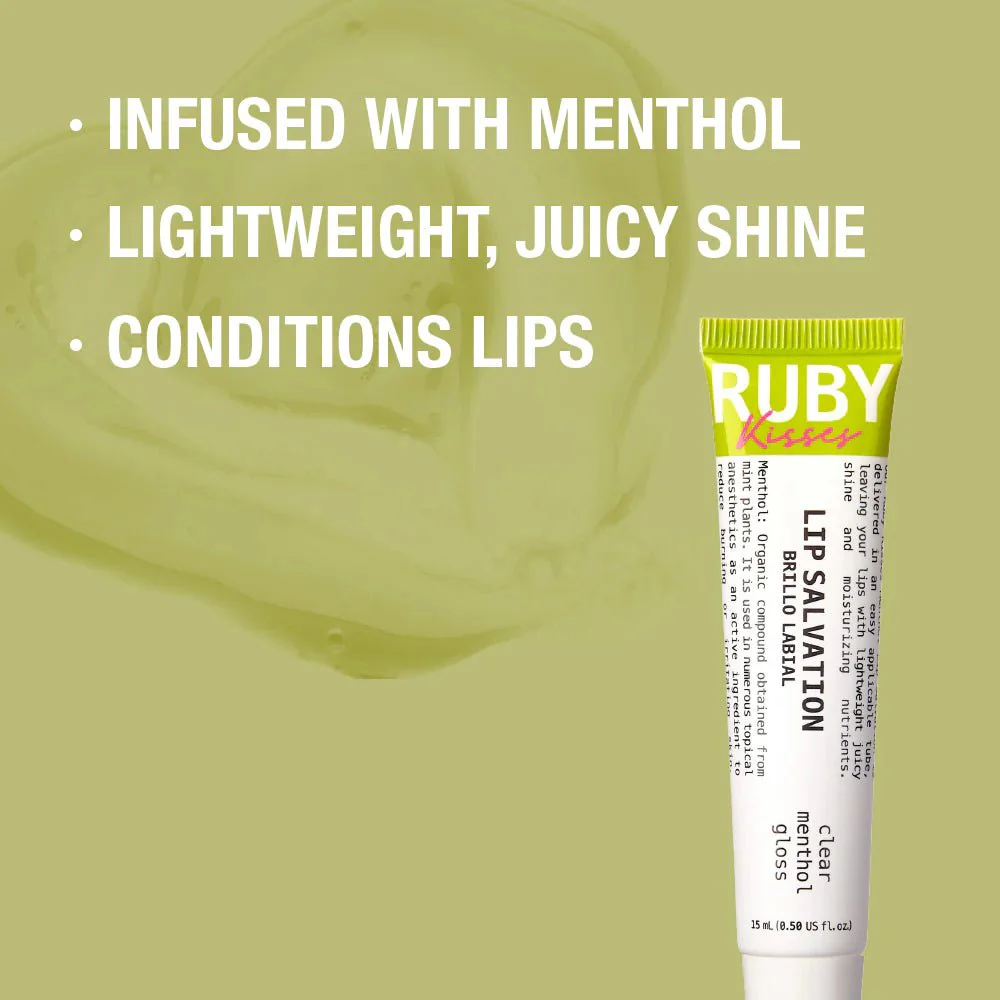 Ruby Kisses Lip Salvation Lip Gloss Menthol-Infused Treatment โ 15ml - Image 5