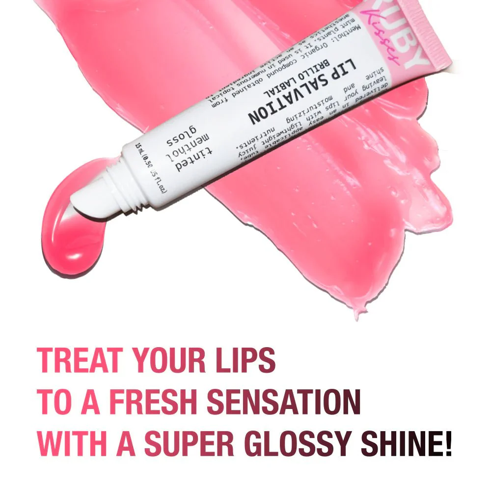Ruby Kisses Lip Salvation Lip Gloss Menthol-Infused Treatment โ 15ml - Image 7