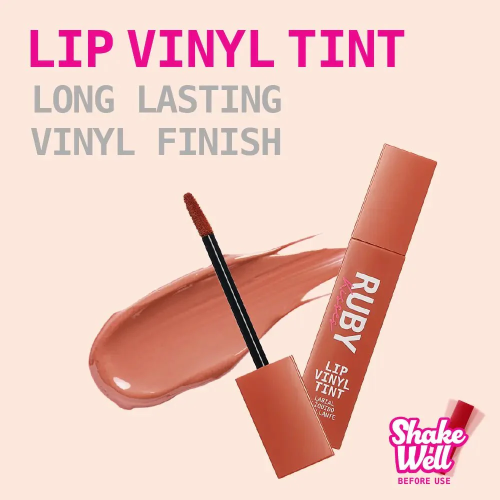 Ruby Kisses Lip Vinyl Tint Liquid Lipstick - 10 Shades - Image 12