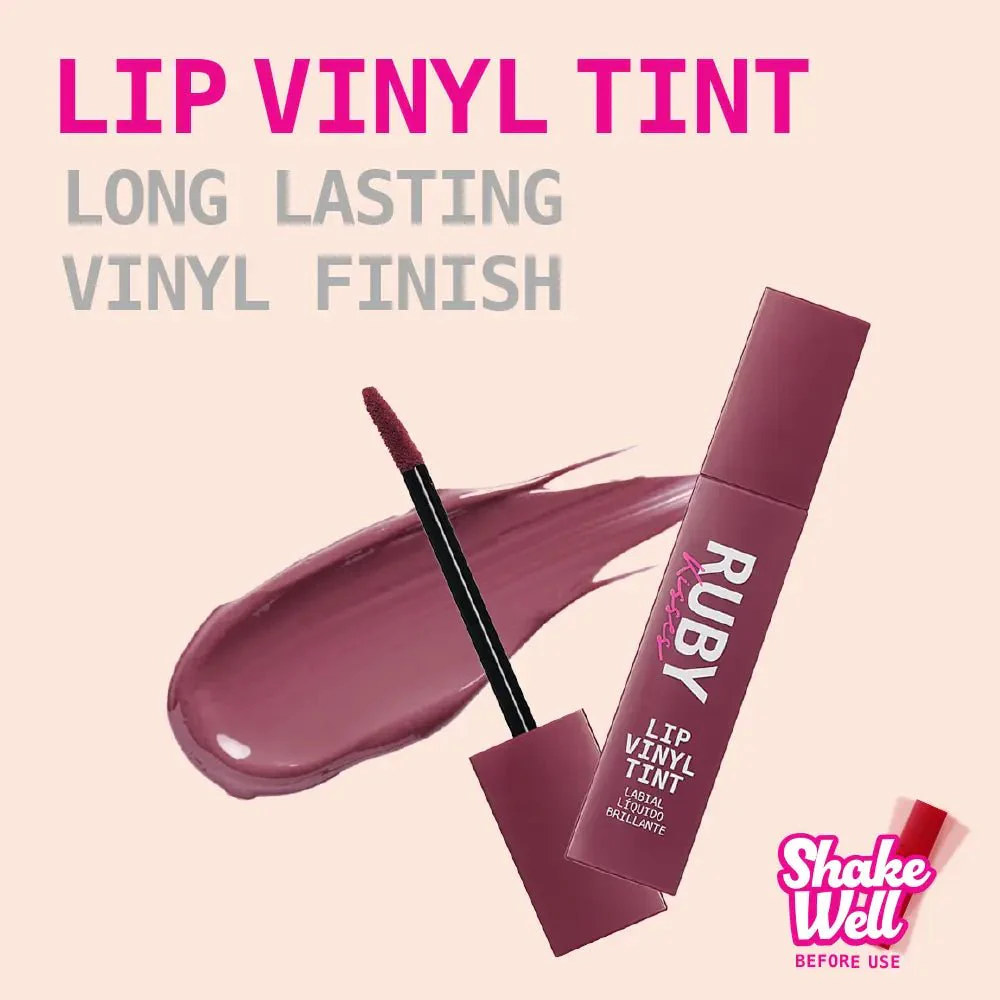 Ruby Kisses Lip Vinyl Tint Liquid Lipstick - 10 Shades - Image 18