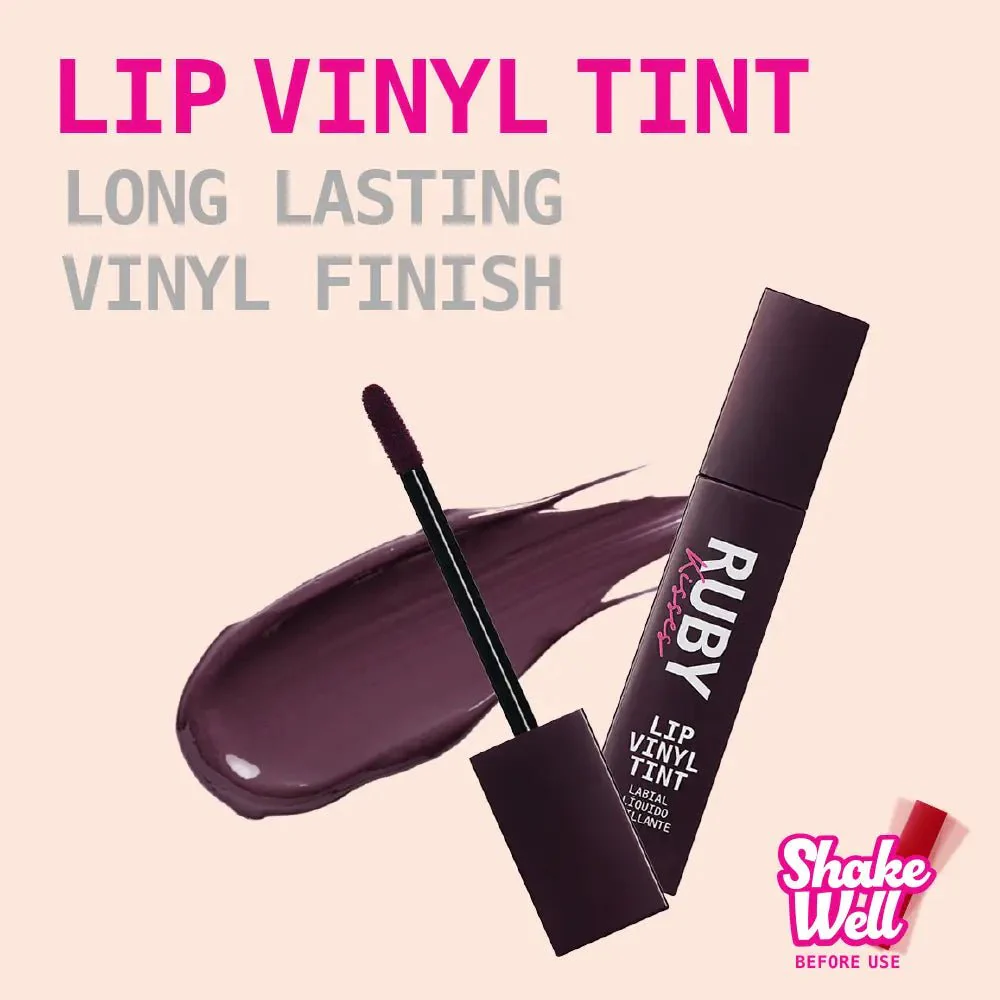 Ruby Kisses Lip Vinyl Tint Liquid Lipstick - 10 Shades - Image 24