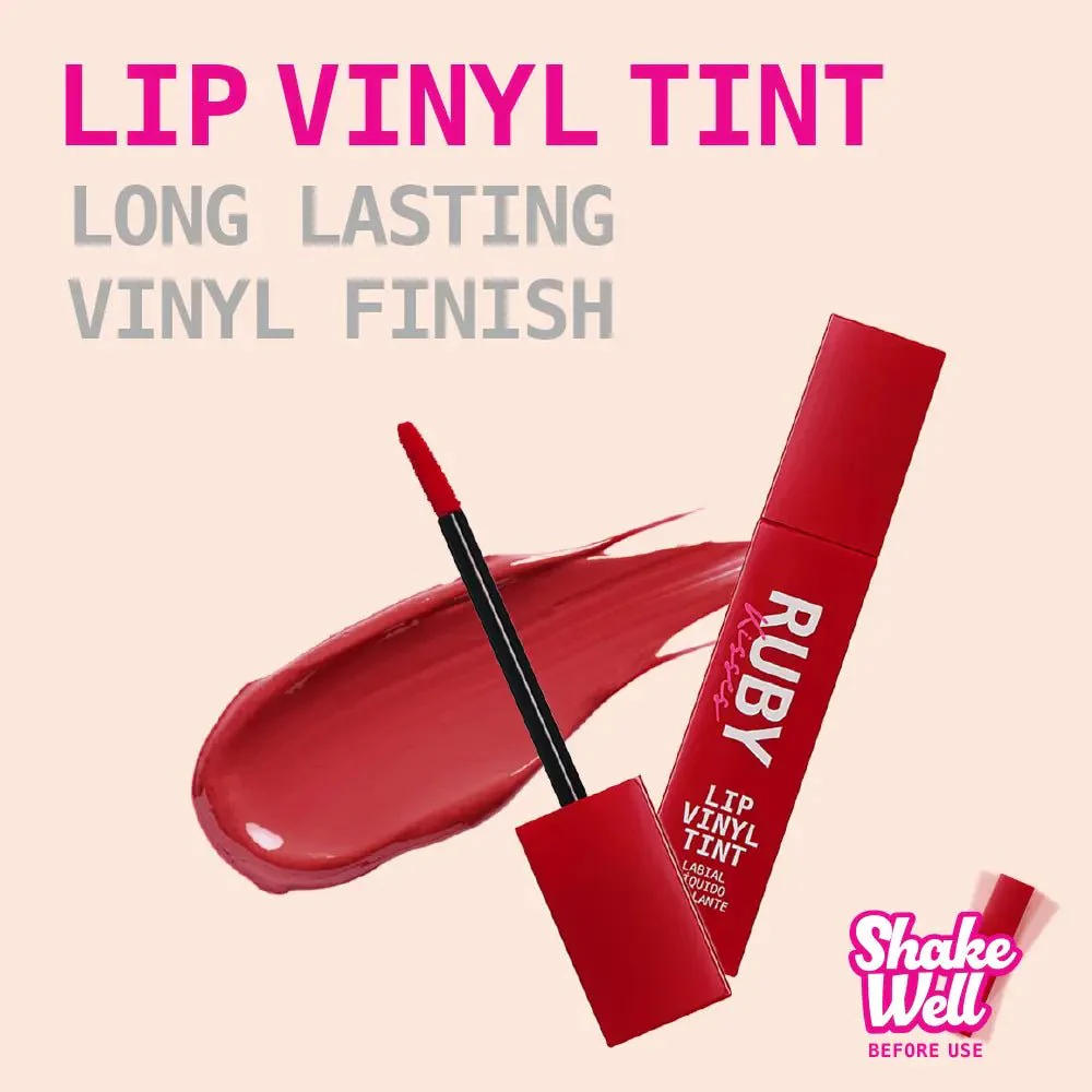 Ruby Kisses Lip Vinyl Tint Liquid Lipstick - 10 Shades - Image 33