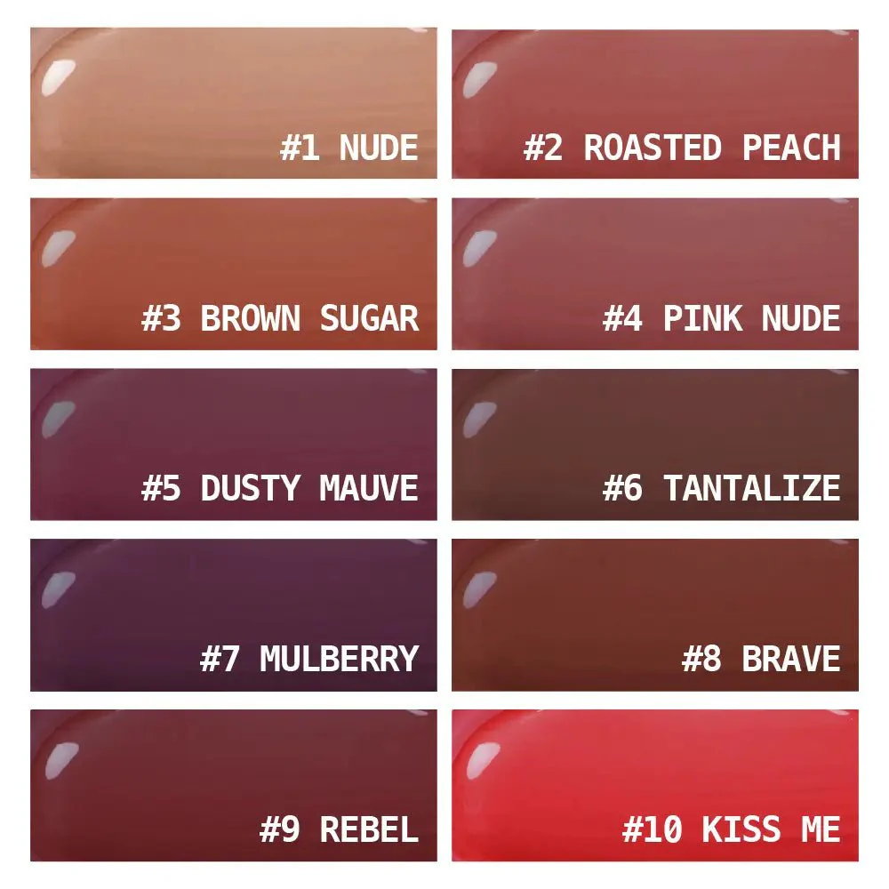 Ruby Kisses Lip Vinyl Tint Liquid Lipstick - 10 Shades - Image 4