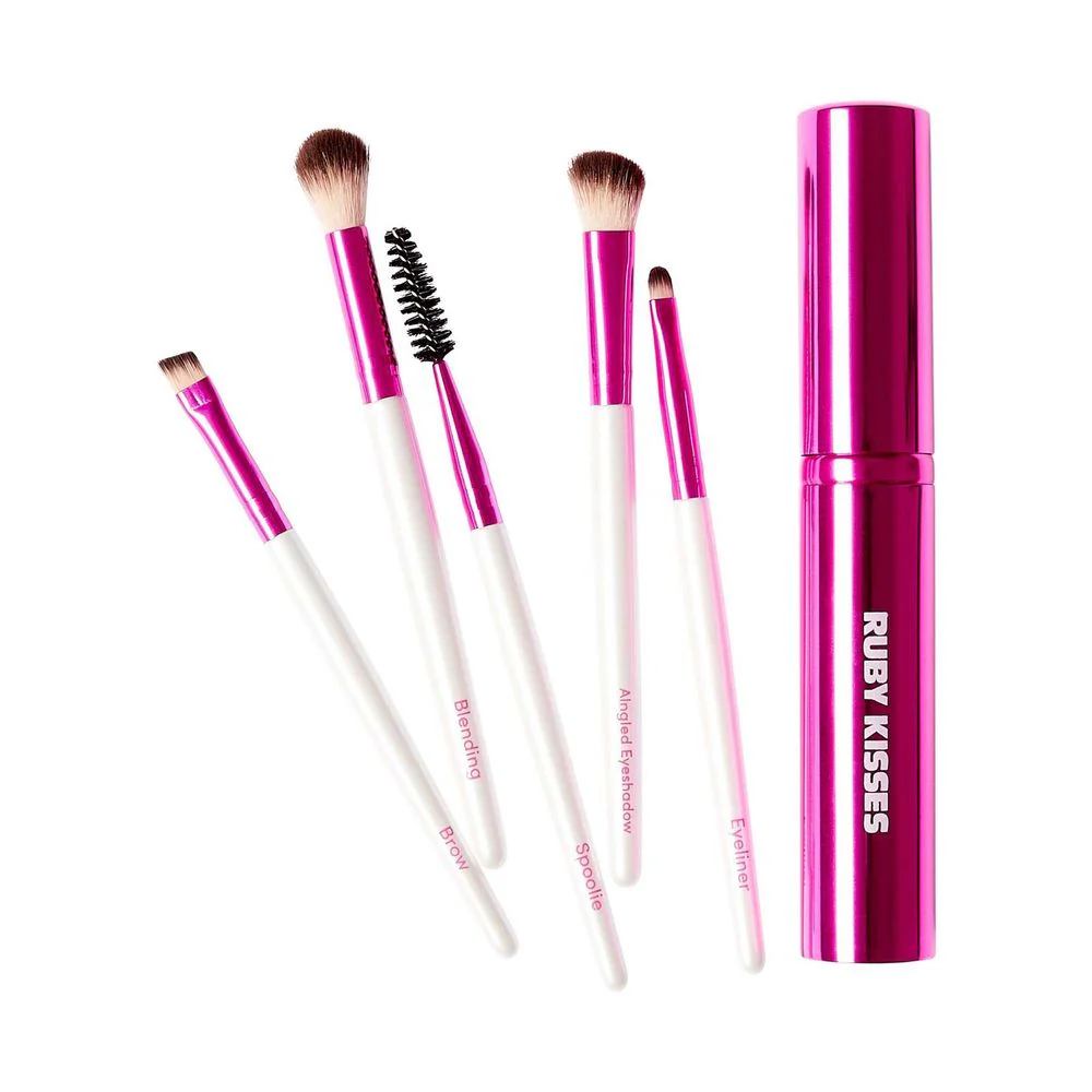 Ruby Kisses Makeup Brush Kit – Face, Eye & Complexion Sets - Image 12