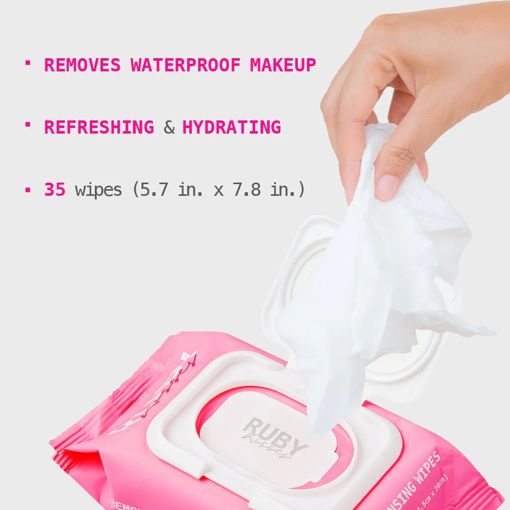 Ruby Kisses Micellar Waterproof Makeup Removing Wipes - 2 Variants - Image 7