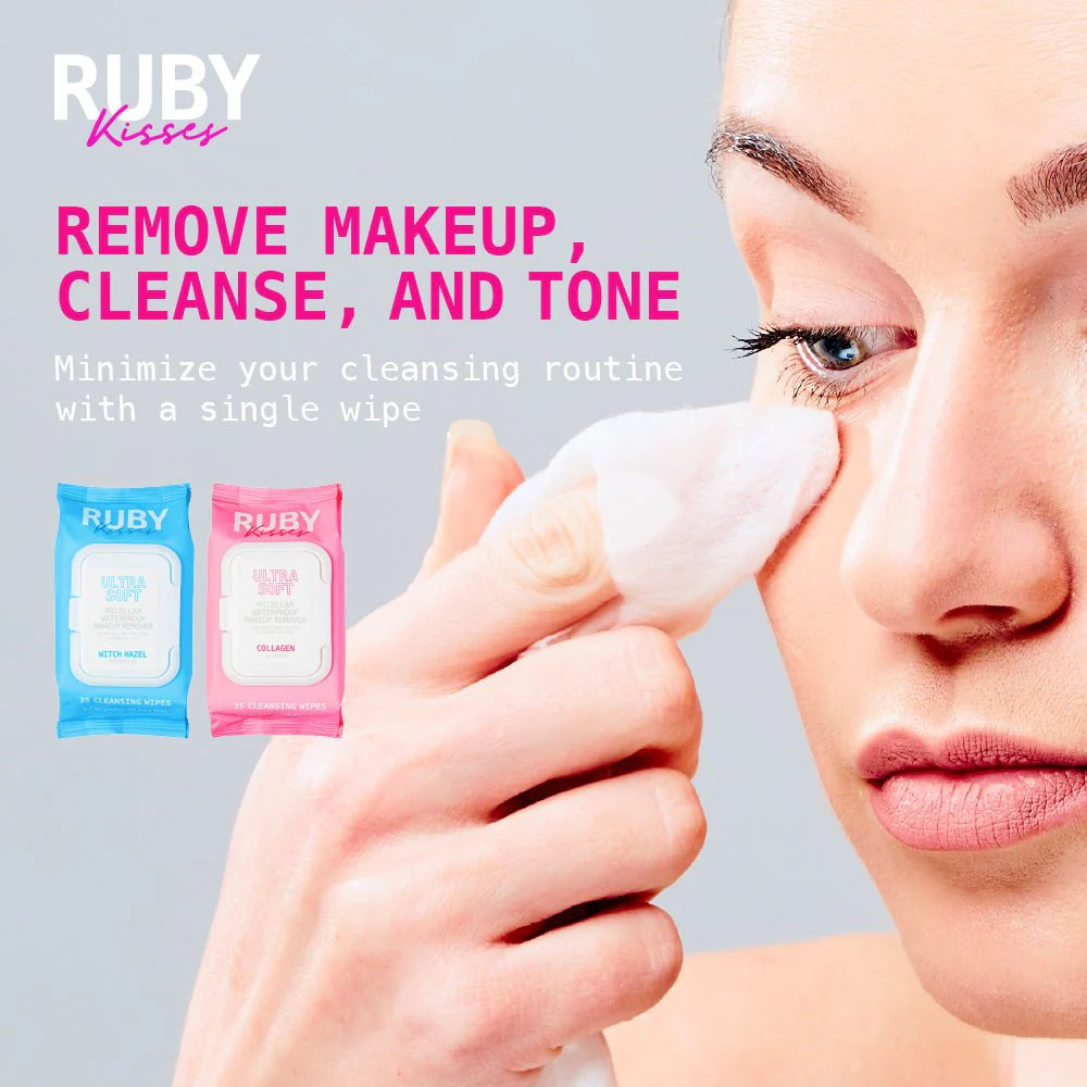 Ruby Kisses Micellar Waterproof Makeup Removing Wipes - 2 Variants - Image 9