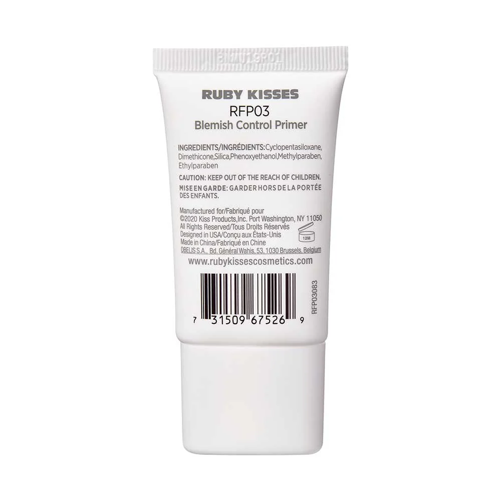 Ruby Kisses Never Touch Up Face Primer โ Oily-Prone Skin 0.67 oz - Image 4