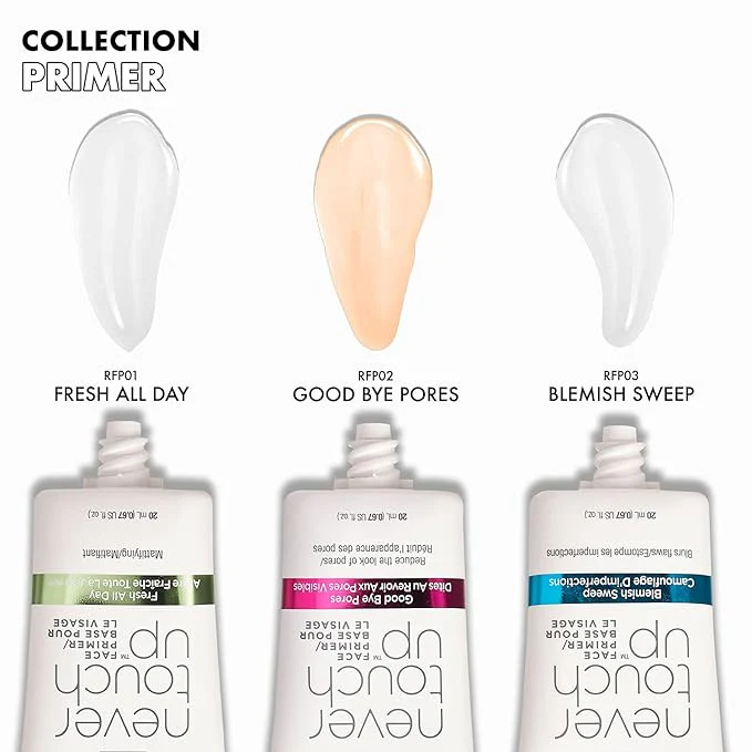 Ruby Kisses Never Touch Up Face Primer β Poreless Finish 0.67 oz - Image 5