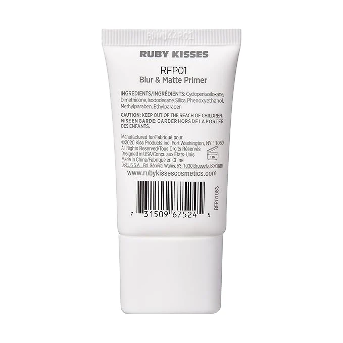 Ruby Kisses Never Touch Up Face Primer – Velvety-Smooth Finish 20ml - Image 4