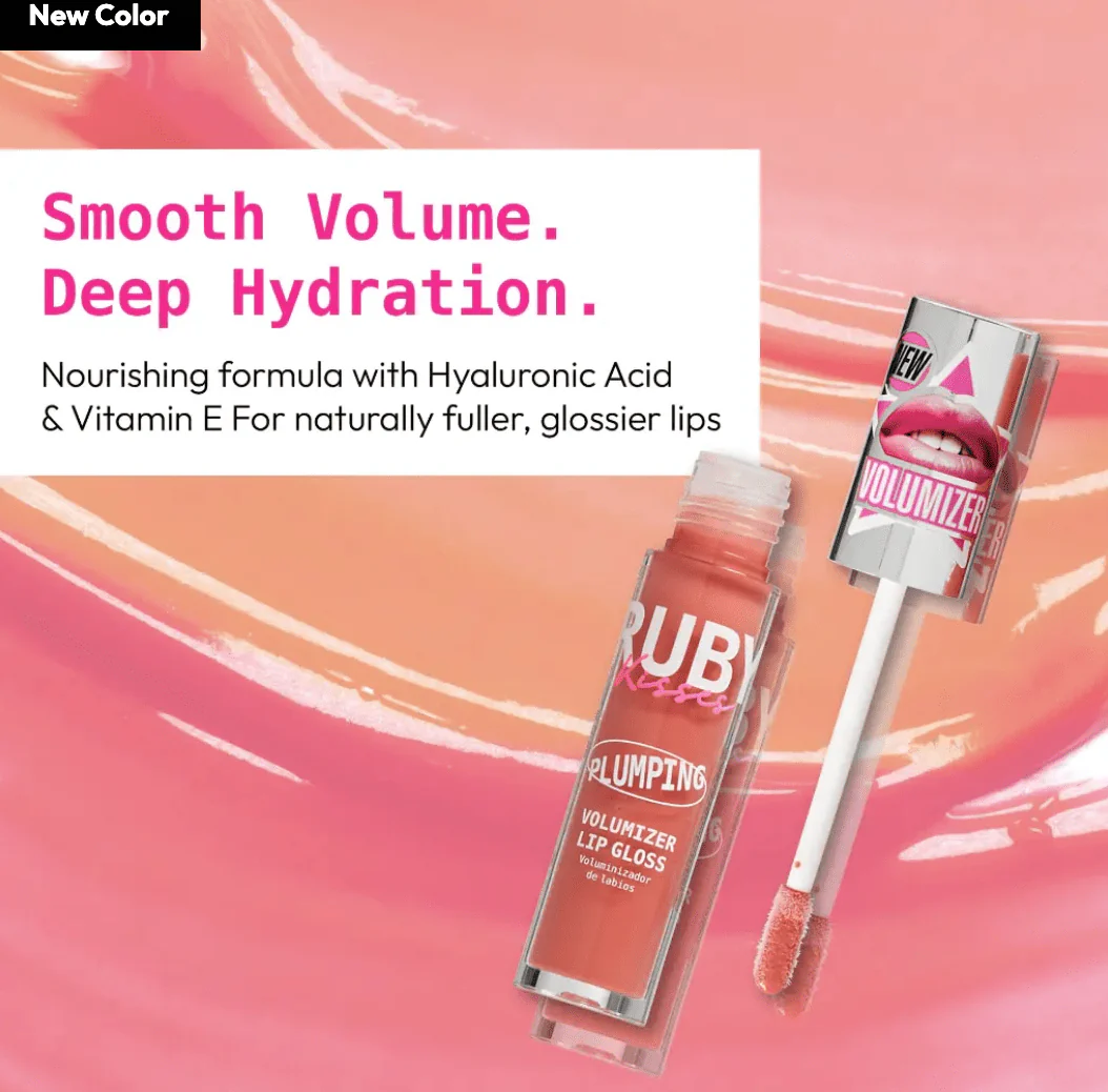 Ruby Kisses Plumping Lip Gloss – 11 Shades - Image 2