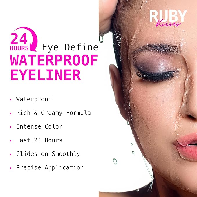Ruby Kisses Retractable Pencil Eyeliner β 7 Bold Shades - Image 2