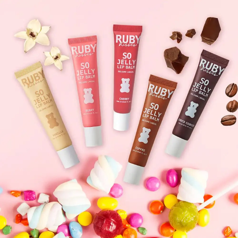 Ruby Kisses So Jelly Tinted Lip Balm β Scented, Hydrating Lip Treatment