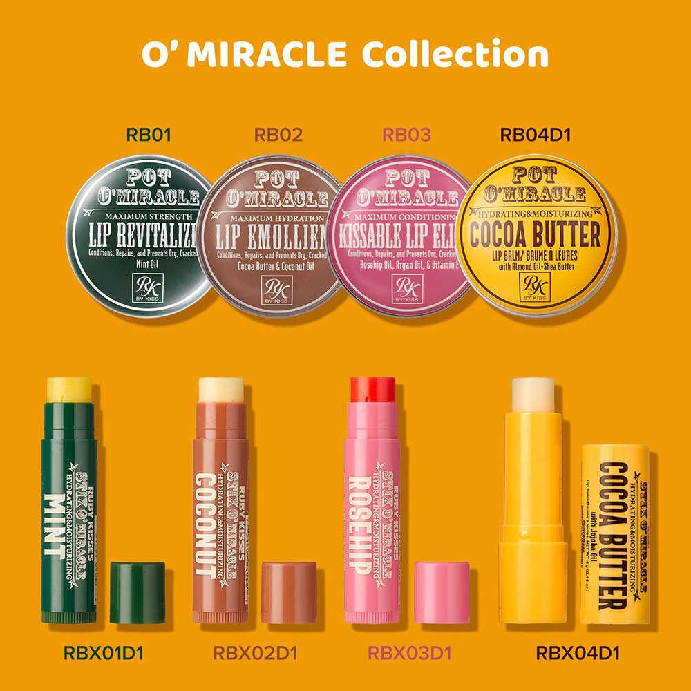 Ruby Kisses Stix O Miracle Lip Balm โ Lip Care