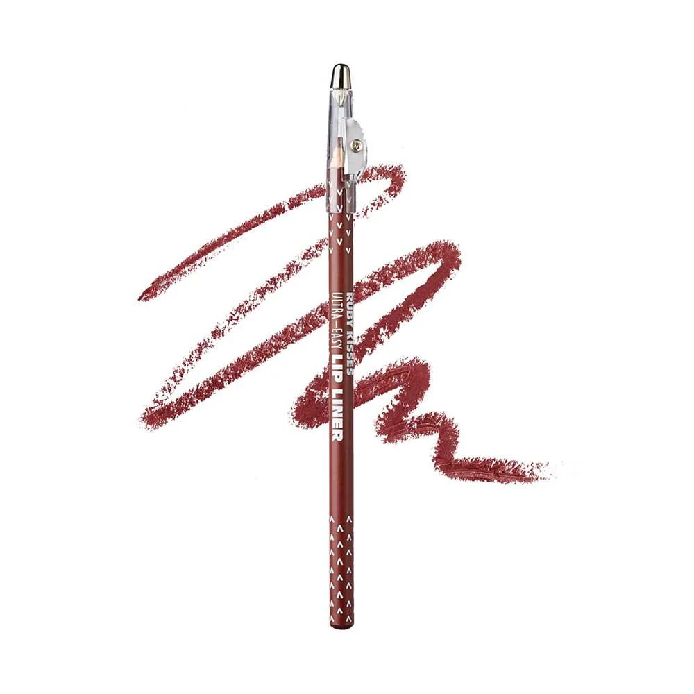 Ruby Kisses Ultra-Easy Wooden Lip Liner Pencil - Image 7