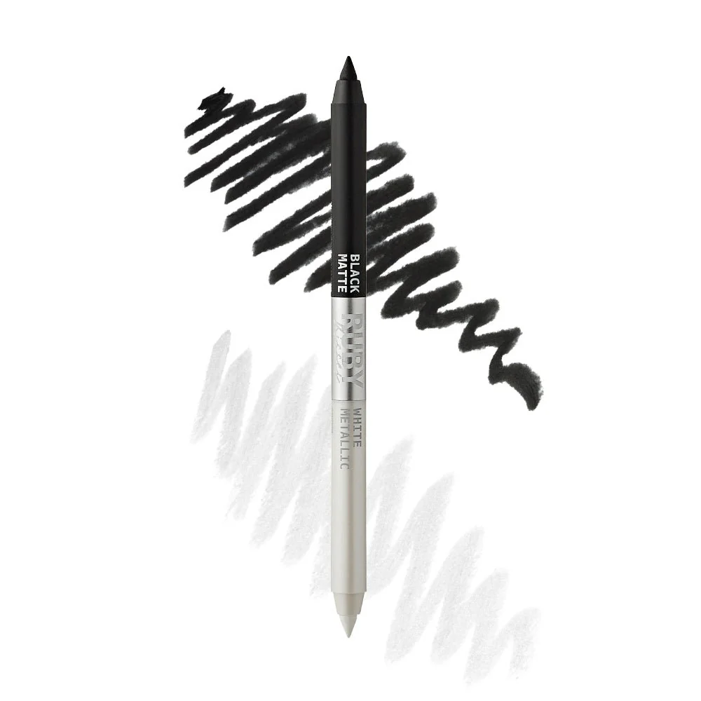 Ruby Kisses Waterproof Matte & Metallic Duo Eyeliner - 4 Shades - Image 4