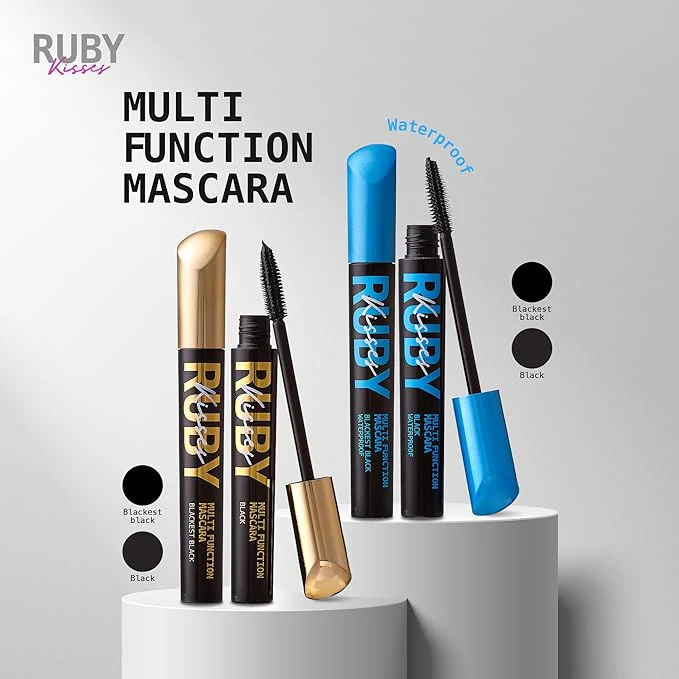 Ruby Kisses Waterproof Multi-Function Mascara - 0.41 oz