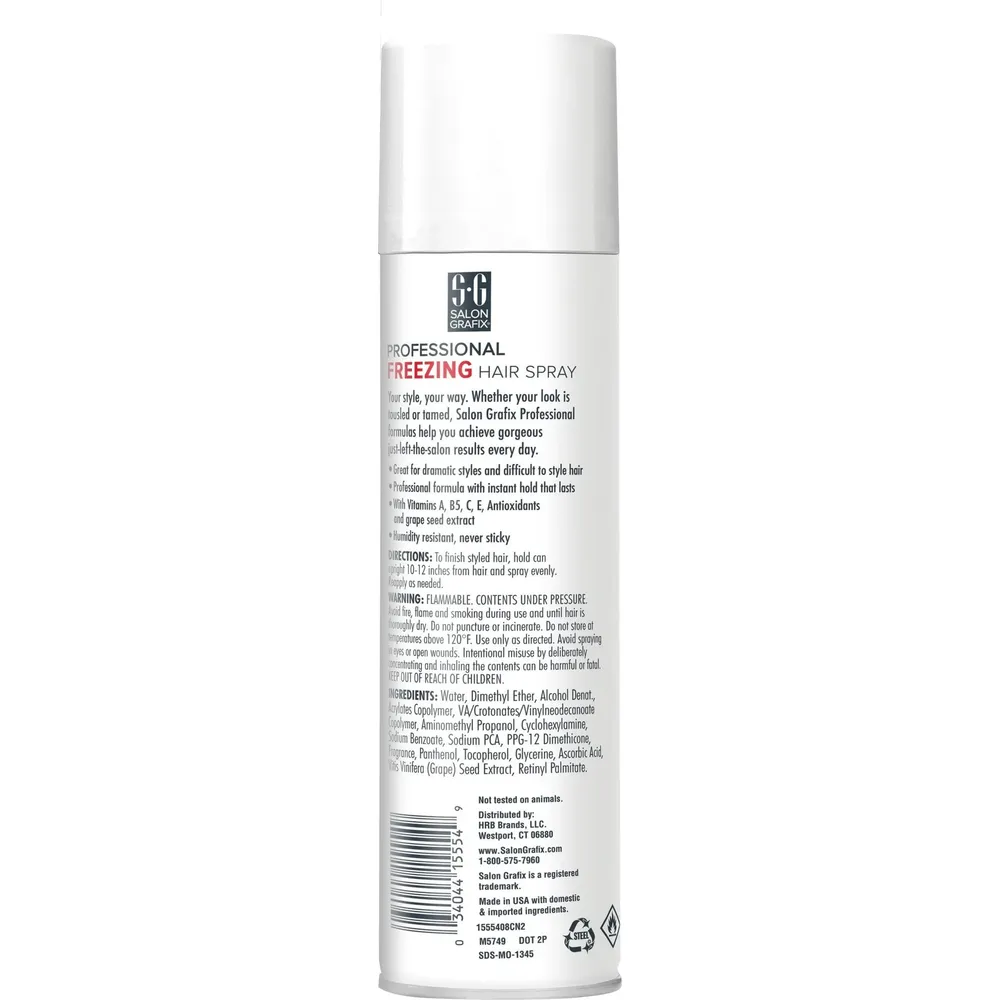 Salon Grafix Freezing Hair Spray β Mega Hold β 10oz - Image 2