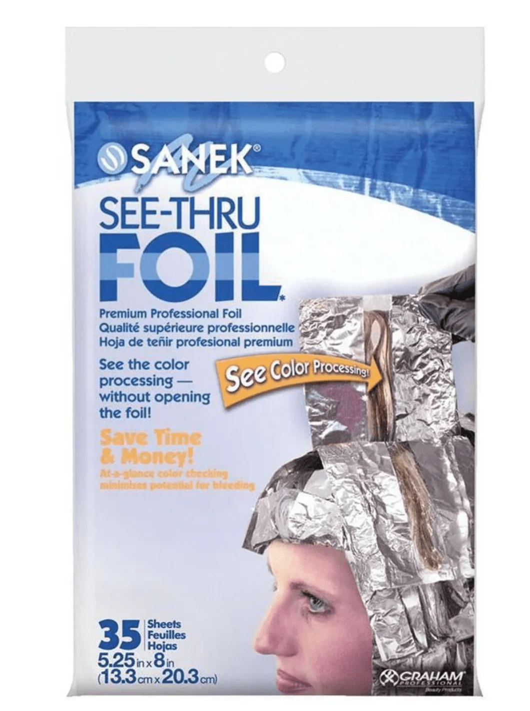 Sanek See-Thru Foil Sheets - 35ct 5.25"x8"