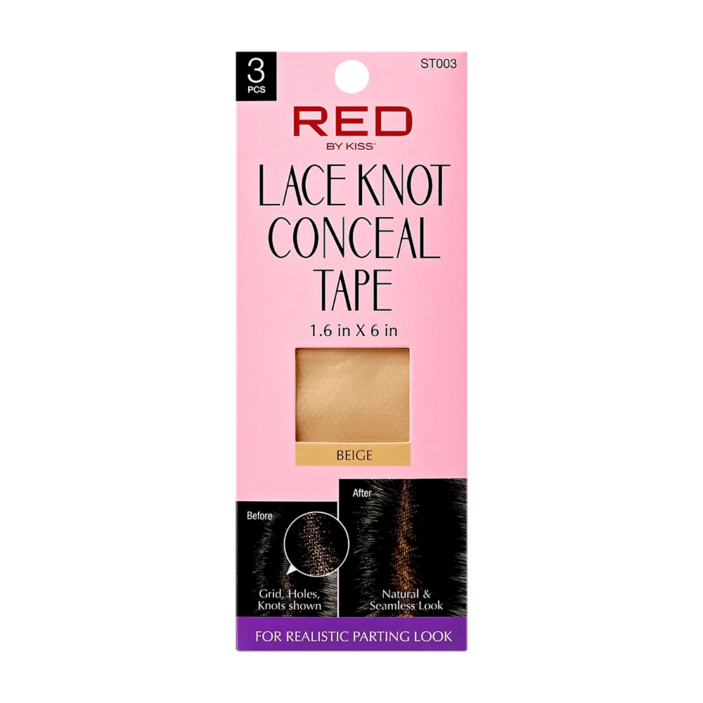 Red Lace Knot Conceal Tape โ 3pcs Pack for Wig Lace Blending - Image 4