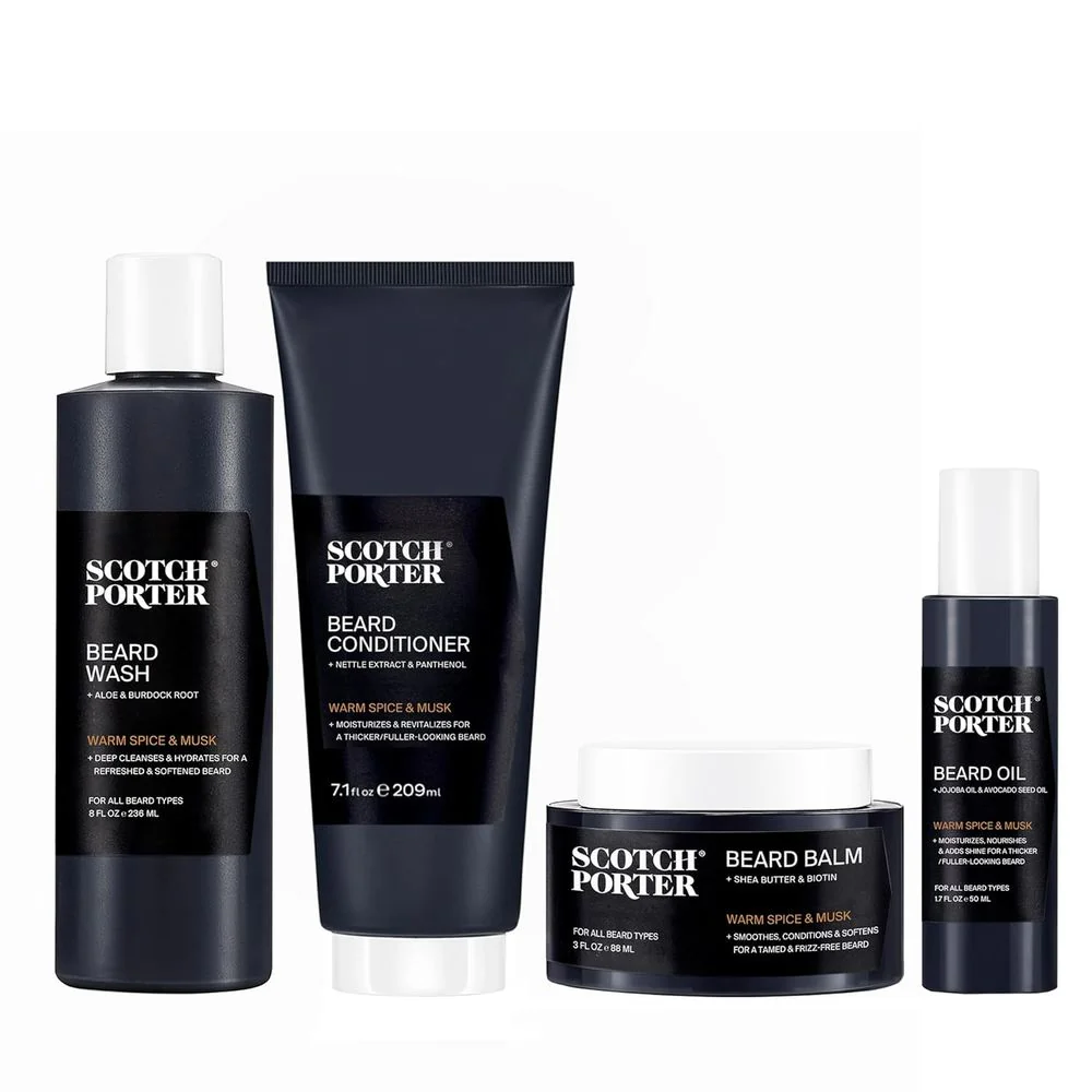 Scotch Porter Beard Kit – Complete Beard & Hair Care Set