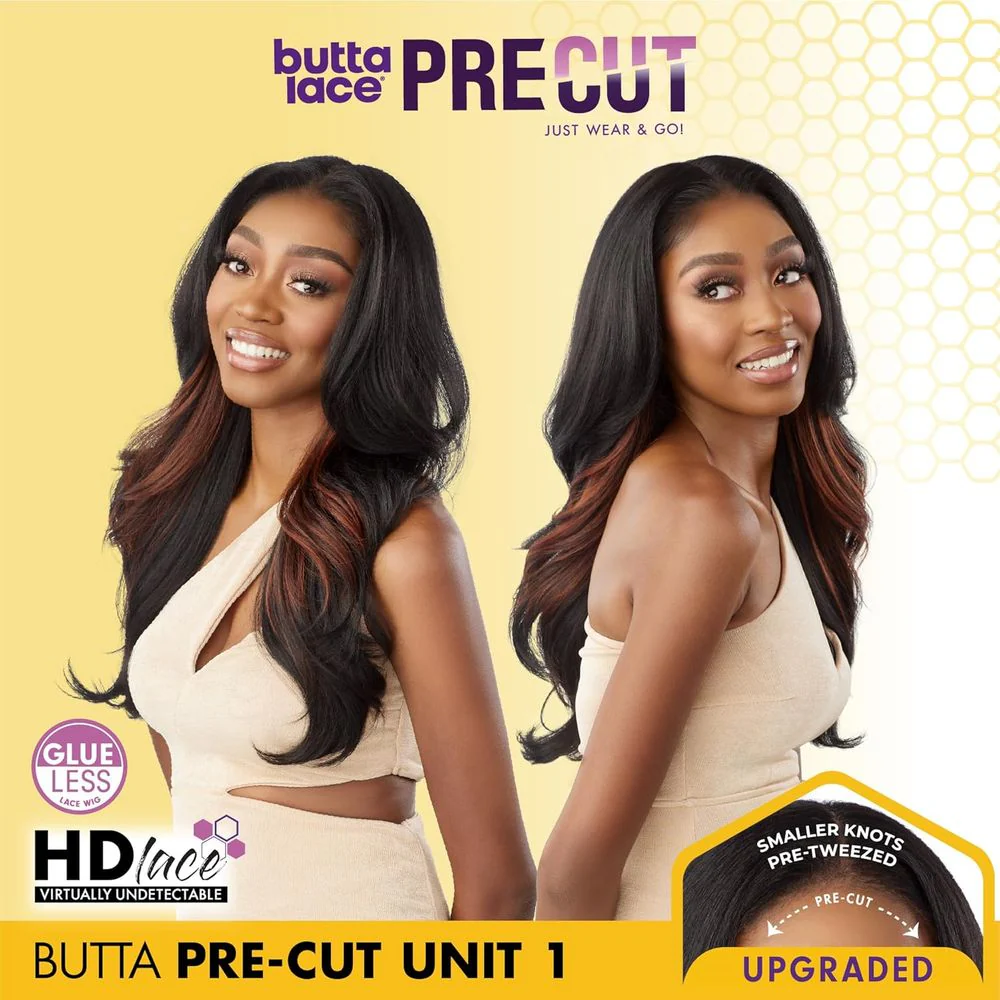 Sensational Butta Lace Pre-Cut HD Lace Wig - Unit 1 - Image 3