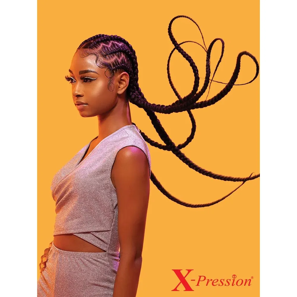 Sensationnel 3X X‑pression Synthetic Braiding Hair – Pre‑Stretched 58″ - Image 3