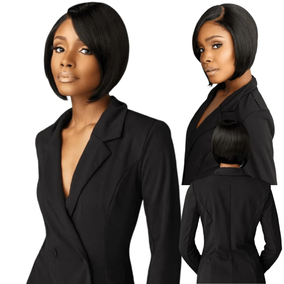 Sensationnel Synthetic Hair Butta Chic Bob Glueless HD Lace Front Wig - BOB Unit 4