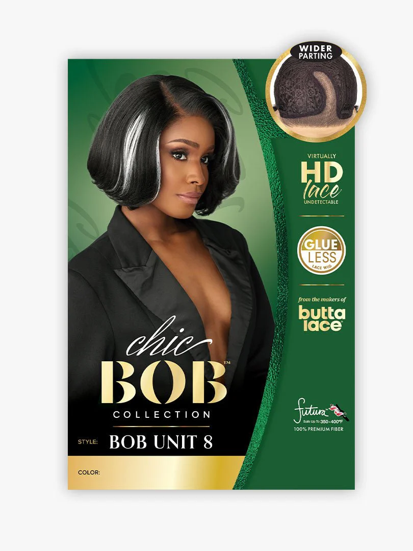 Sensationnel Synthetic Hair Butta Chic Bob Glueless HD Lace Front Wig - BOB Unit 8 - Image 9
