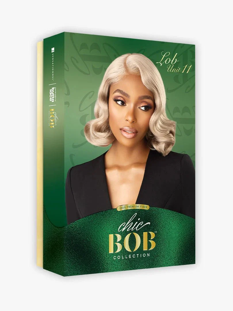 Sensationnel Synthetic Hair Butta Chic Bob Glueless HD Lace Front Wig - LOB Unit 11 - Image 8