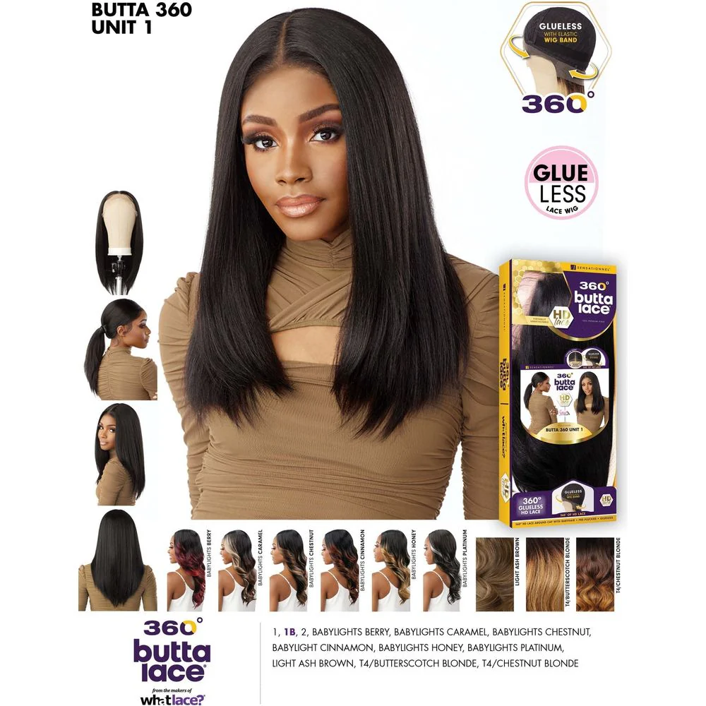 Sensationnel Butta Lace 360­­° HD Synthetic Lace Wigs - Unit 1 - Image 5