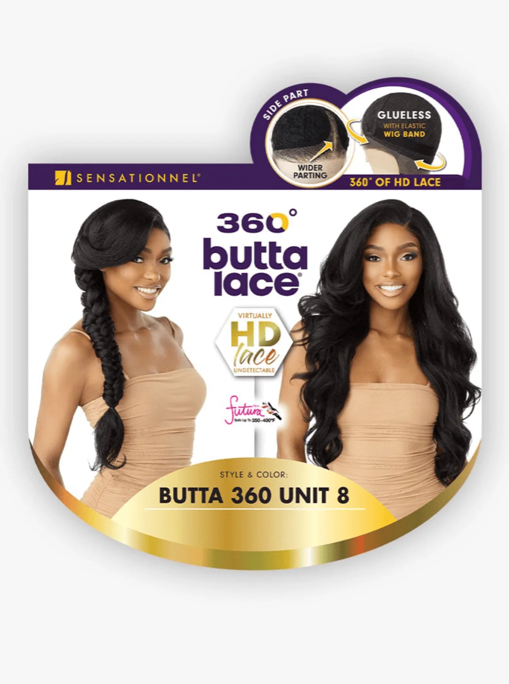 Sensationnel Butta Lace HD 360 Synthetic Lace Front Wig - Unit 8 - Image 6
