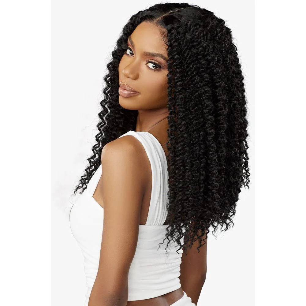 Sensationnel Butta Lace HD Human‑Blend Wig – Kinky Water Wave 18″ - Image 4