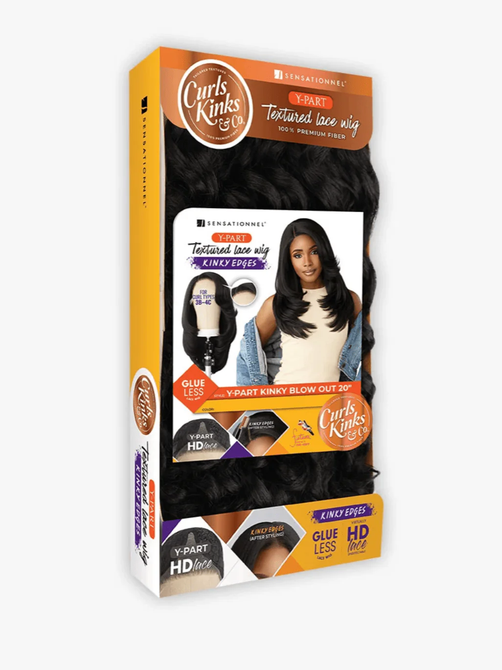 Sensationnel Kinky Edges Y-Part - Kinky Blow Out 20" - Image 9