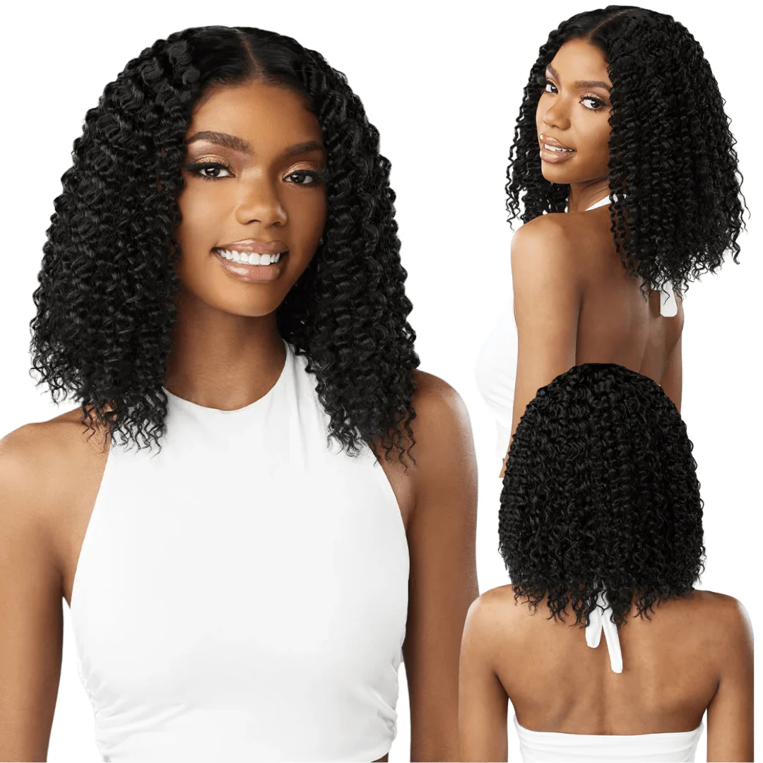 Sensationnel Butta Lace Human Hair Blend HD Lace Front Wig - Water Wave 12"
