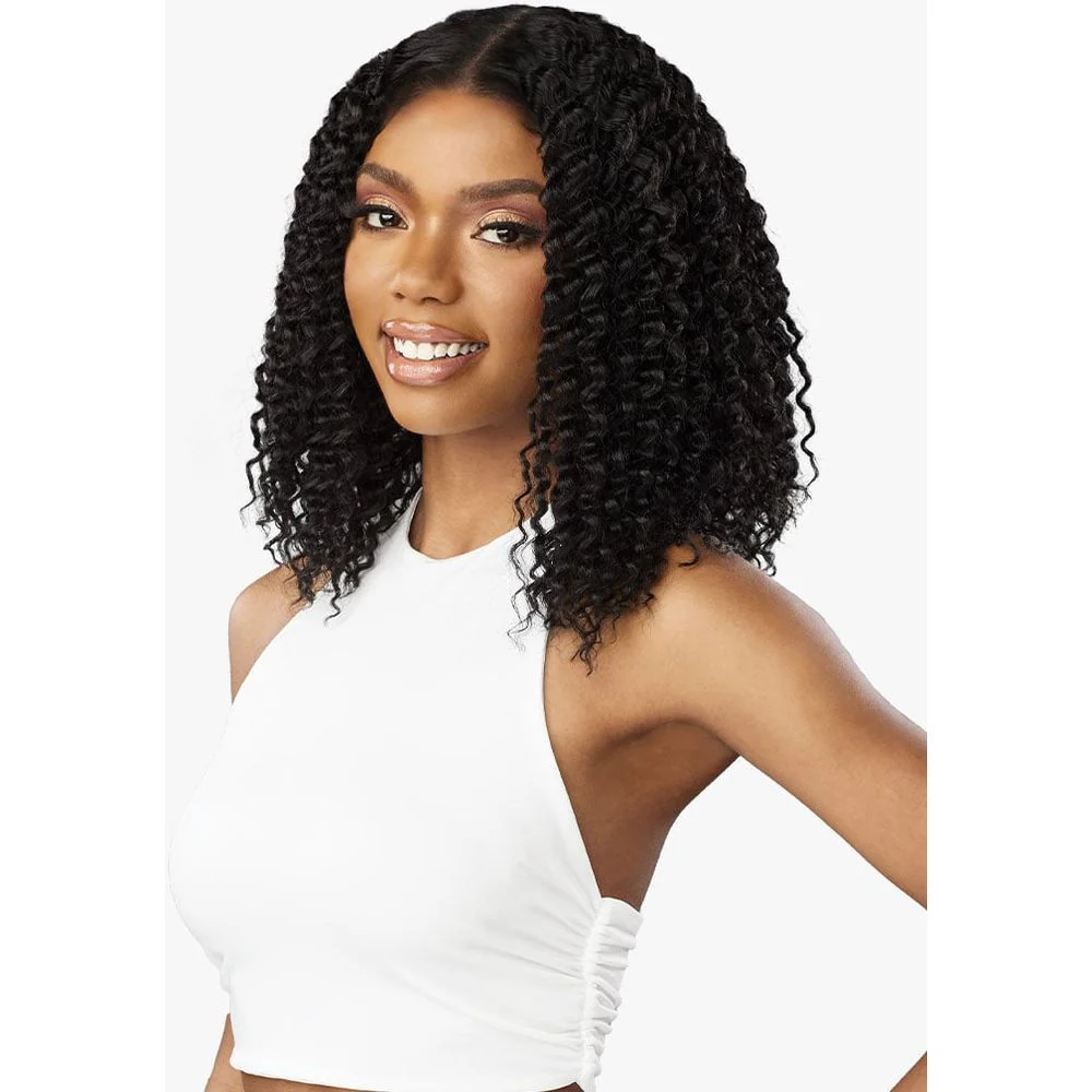 Sensationnel Butta Lace Human Hair Blend HD Lace Front Wig - Water Wave 12" - Image 3
