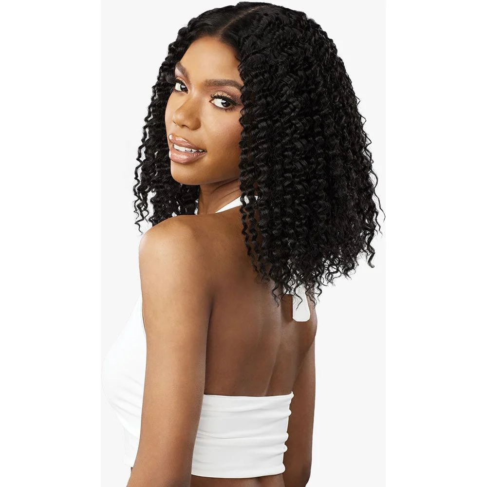 Sensationnel Butta Lace Human Hair Blend HD Lace Front Wig - Water Wave 12" - Image 4