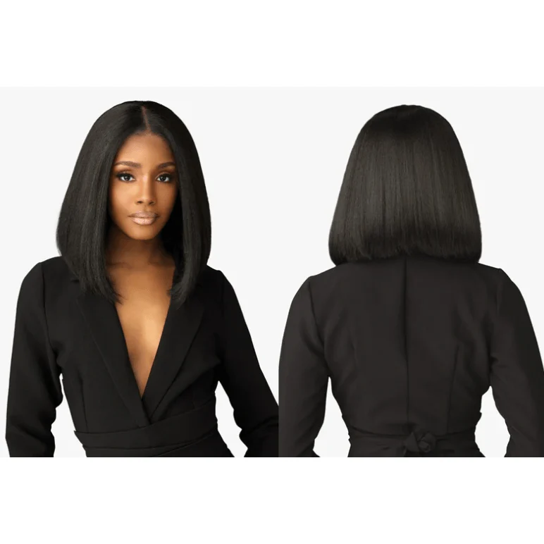 Sensationnel Synthetic Hair Butta Chic Bob Glueless HD Lace Front Wig - LOB Unit 8 - Image 2