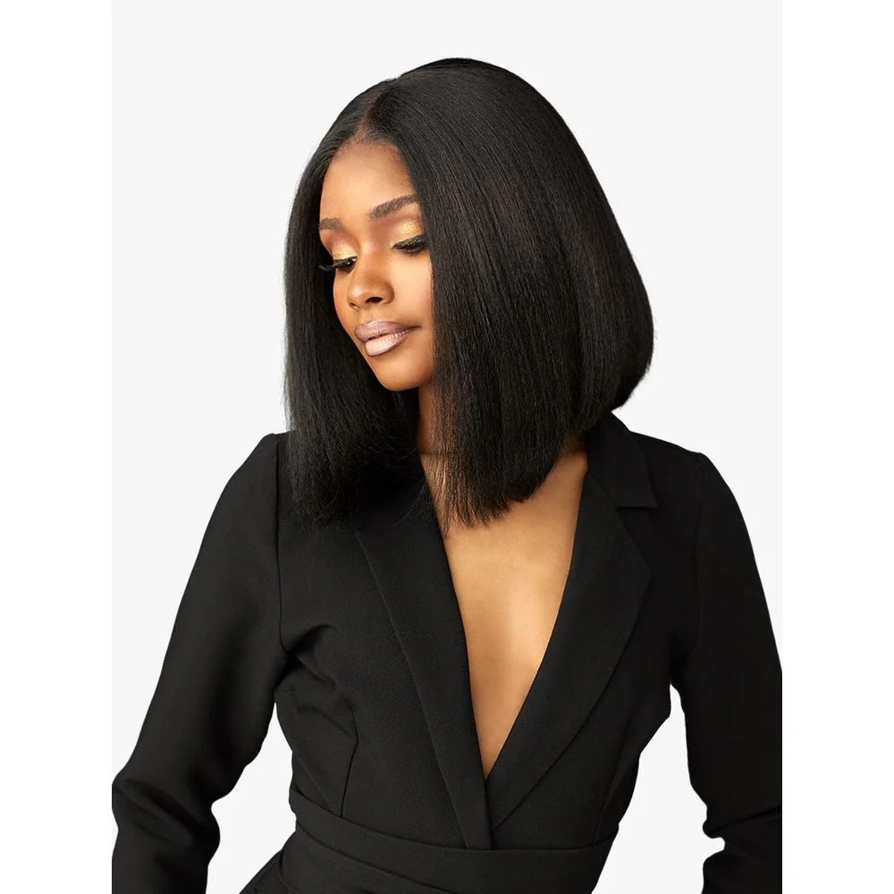 Sensationnel Synthetic Hair Butta Chic Bob Glueless HD Lace Front Wig - LOB Unit 8 - Image 4