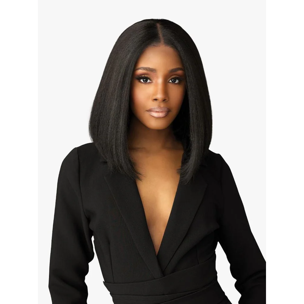 Sensationnel Synthetic Hair Butta Chic Bob Glueless HD Lace Front Wig - LOB Unit 8 - Image 5